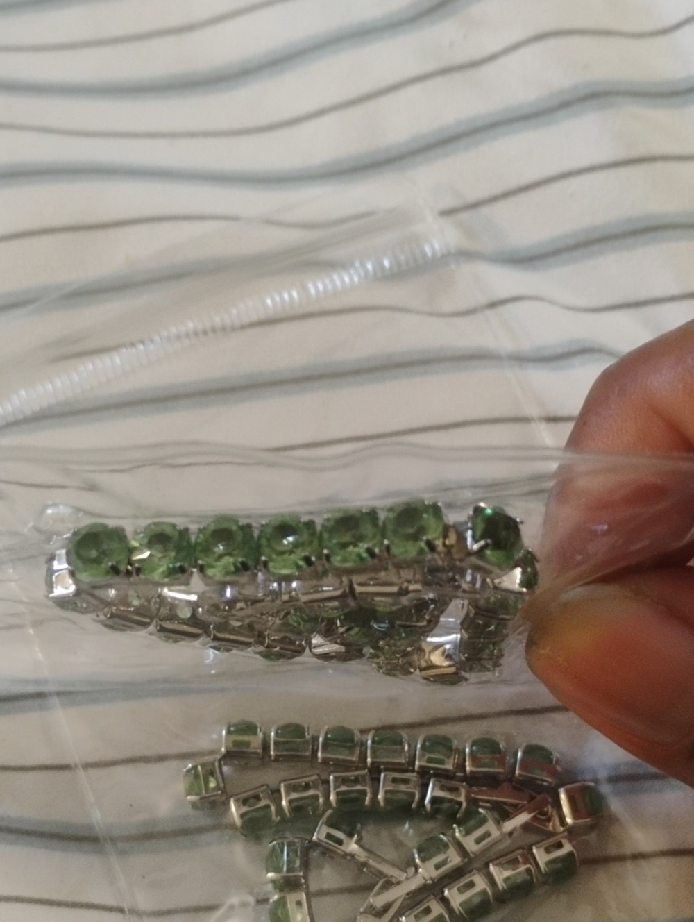 Unisex Money Green Mossanite Bracelet